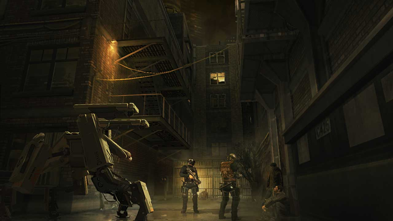 Illustration for article titled New Deus Ex: Human Revolution Screens Black, Gold & A Little Old